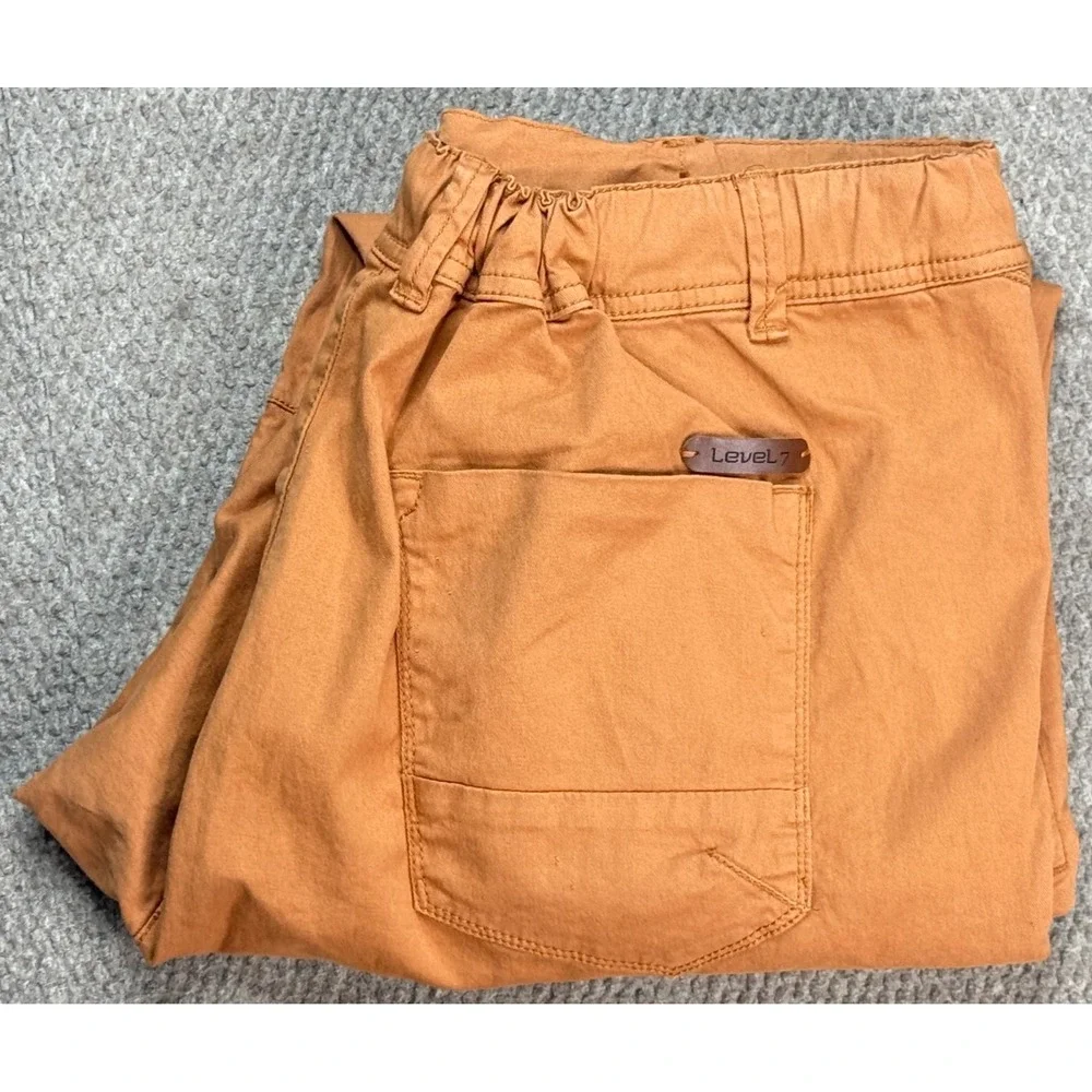 Level‎ 7 Men's Drawstring Waist Zipper Pocket Jogger Pants Size 38